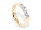 Alliansering med diamanter 0.30 carat tw.si (585)