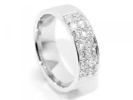Diamantring med diamanter 0.70 carat tw.si (585)